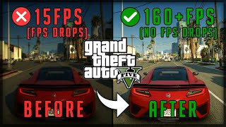 HOW TO FIX FPS DROPS amp LAGS IN GTA 5 [upl. by Proudman]