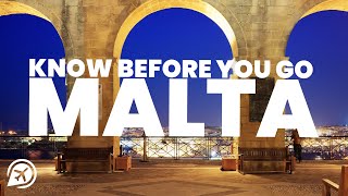 Things to KNOW before you VISIT MALTA [upl. by Naujud139]