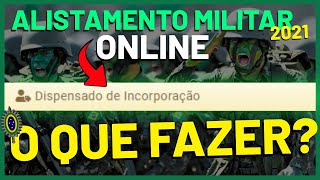 DISPENSADO DA INCORPORAÇÃO  COMO SOLICITAR O CDI CERTIFICADO DE DISPENSA DE INCORPORAÇÃO [upl. by Jordison]