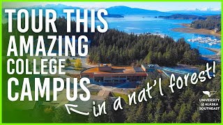 UAS Campus Tour Juneau Auke Bay Alaska [upl. by Kiley]