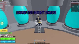 HOW TO HOST RAIDS IN BLOX FRUITS [upl. by Calandria667]