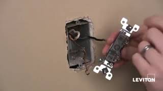 Leviton How to Install a Light Switch [upl. by Trilbi700]