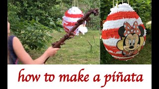 How to make a birthday pinata piñata [upl. by Allveta957]