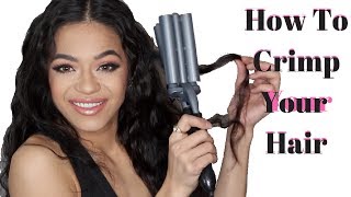 How To Crimp Your Hair Tutorial [upl. by Matusow]