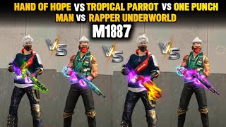 ALL M1887 VERSUS IN FREE FIRE  BEST M1887 SKIN COMPARISON  GARENA FREE FIRE [upl. by Gertruda799]