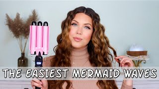 How I Wave My Hair Effortless Waves Hair Waver Tutorial How To Crimp  Wave Your Hair  Faith Drew [upl. by Connell]