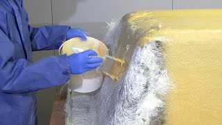 How to Laminate Large Composite Fibreglass Moulds [upl. by Sauls]