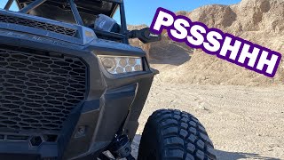 RZR Turbo Blow off valve sounds INSANE RPM BOV install [upl. by Ocinom]