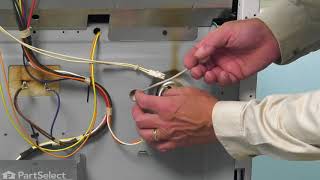 GE RangeStoveOven Repair – How to Replace the Oven Temperature Sensor [upl. by Kial]