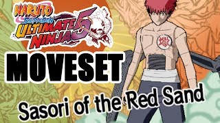 Naruto Ultimate Ninja 5 PS2  Sasori amp Hiruko Moveset [upl. by Oiredised292]