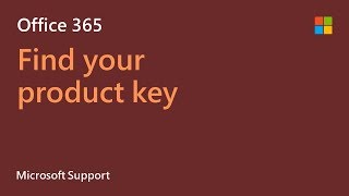 How to find your Office product key  Microsoft [upl. by Hamon772]