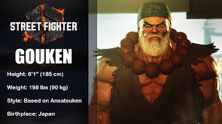 Street Fighter 6  GOUKEN [upl. by Illa492]