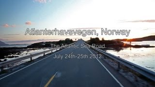 The Atlantic Ocean Road  Atlanterhavsveien dashcam video Norway [upl. by Carlota]