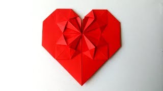 Corazón de Papel Origami  Origami Heart [upl. by Aivlis]