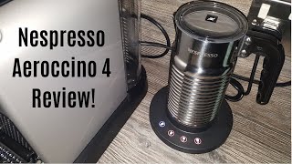 Nespresso Aeroccino 4 Milk Frother Review  Worth upgrading from the Aeroccino 3 [upl. by Reyna249]