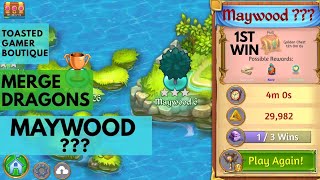 Merge Dragons Maywood  1st Win Secret Hidden Level [upl. by Yrocaj]