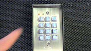 DC60SS Access Control Keypad  Changing the Master code [upl. by Linkoski126]