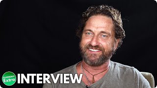 GREENLAND  Gerard Butler quotJohn Garrityquot Onset Interview [upl. by Alejoa]