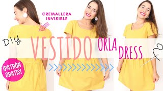 Tutorial VESTIDO fácil con patrones gratis  DIY  The Orla Dress [upl. by Ametaf]