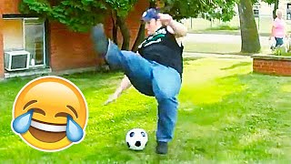 FUNNIEST FAILS amp BLOOPERS IN FOOTBALL TRY NOT TO LAUGH [upl. by Arreit]