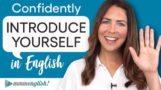 Tell me about yourself Introduce yourself in English with EASE [upl. by Llerihs]