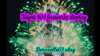 Taipei 101 fireworks display welcome 2024 [upl. by Stillman]