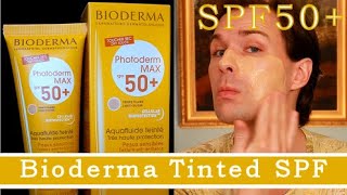 BIODERMA PHOTODERM TINTED clairelight SPF 50 REVIEW [upl. by Roath]