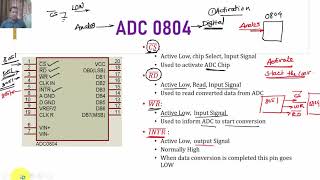 ADC0804 interfacing with 8051 Microcontroller [upl. by Aihsikal]