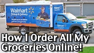 How I Order All My Groceries Online Walmart Grocery Delivery [upl. by Omari8]