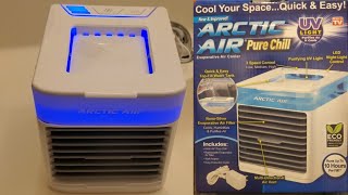 Arctic Air Pure Chill Evaporative Air Cooler As Seen on TV Unboxing amp Review [upl. by Odnolor]