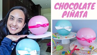 HOW TO MAKE A CHOCOLATE PINATA [upl. by Phillie]