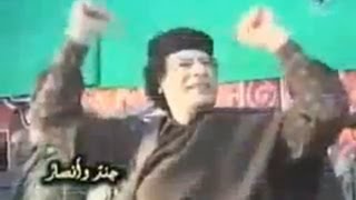 Patriotic ProGaddafi Libyan Military Song [upl. by Lander]