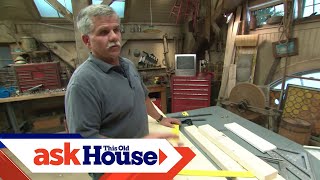 How To Use A Framing Square  Ask This Old House [upl. by Ysac]