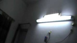 20W LED LAMP Versus 40W FLUORESCENT TUBE LIGHT [upl. by Muller]