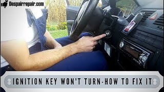 KEY WONT TURN IN IGNITIONHOW TO FIX IT [upl. by Xenia260]