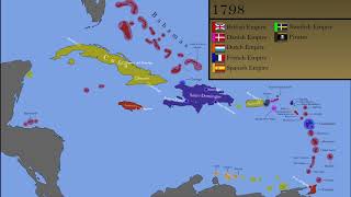 The History of the Caribbean Every Year [upl. by Abocaj760]