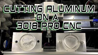 Cutting Aluminum Molds on my 3018 Pro CNC Machine [upl. by Aisetra]