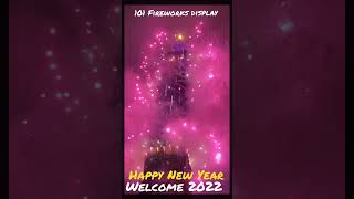 Taipei 101 Fireworks Display 2022 [upl. by Maurie]