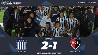 Octavos Talleres de Córdoba 2  Newells 1 [upl. by Nahtnahoj]