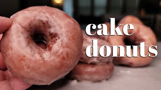 Homemade Cake Donuts [upl. by Aynwat]