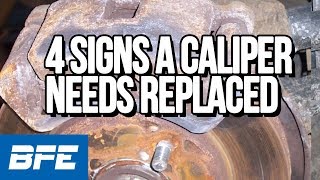 4 signs a caliper needs replaced  4 Tips [upl. by Natividad939]