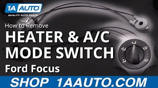 How to Replace Heater amp AC Mode Switch 0007 Ford Focus [upl. by Naharba]