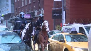 Giddy up NYPD mounted unit keeps NY safe [upl. by Ahsiuqel]