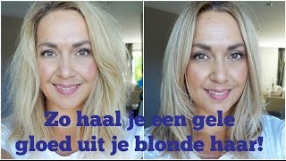 Zo haal je een gele gloed uit je blonde haar  Haarverzorging 40  Debbie Zwiers [upl. by Elwaine]