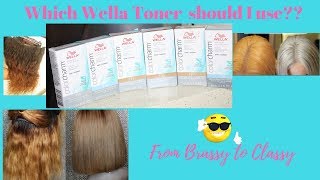 Brassy Orange hair Which Wella Toner should I use [upl. by Parthena]