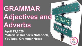 Adjectives and AdverbsGrammar for Grade 6 [upl. by Neslund670]