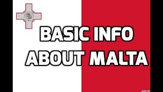 Malta  Basic Information  Everyone Must Know [upl. by Willetta345]