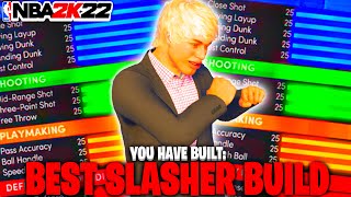 NBA 2K22 BEST SLASHER BUILD CURRENT GEN 🔥2K22 BEST ALL AROUND SLASHER BUILD BEST SG BUILD 2K22 [upl. by Buckden]