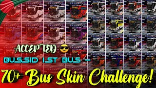 Bussid  1st Bus 70 Bangladeshi Bus Skin  Hanif Bus Skin  BD Bus Skin  BDBLR [upl. by Nhor]