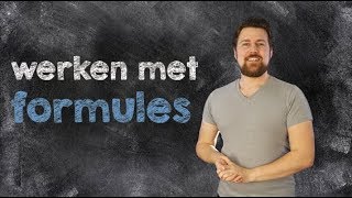 Verbanden  Werken met formules [upl. by Eyaf]